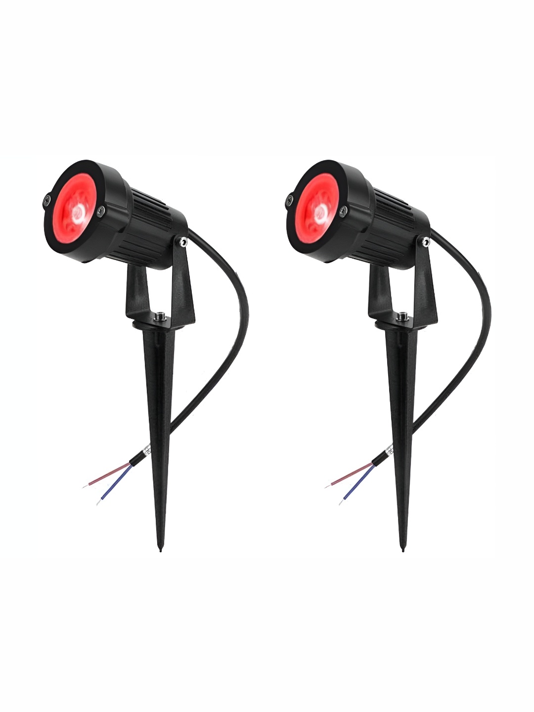

SPARK WORLD Red & Black 2 Pieces Aluminium Outdoor Lamps