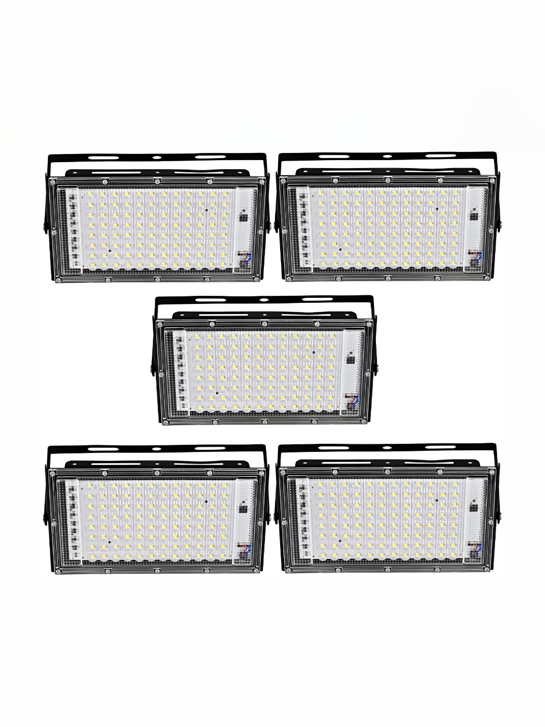 

SPARK WORLD White 4 Pieces Rectangular LED Flood Lamps