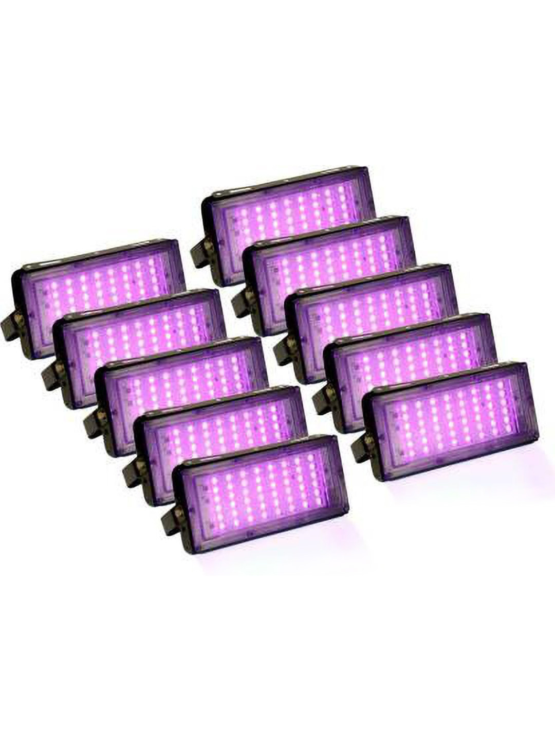 

SPARK WORLD Black & Pink 10 Pieces Rectangle Shaped Outdoor Lamps
