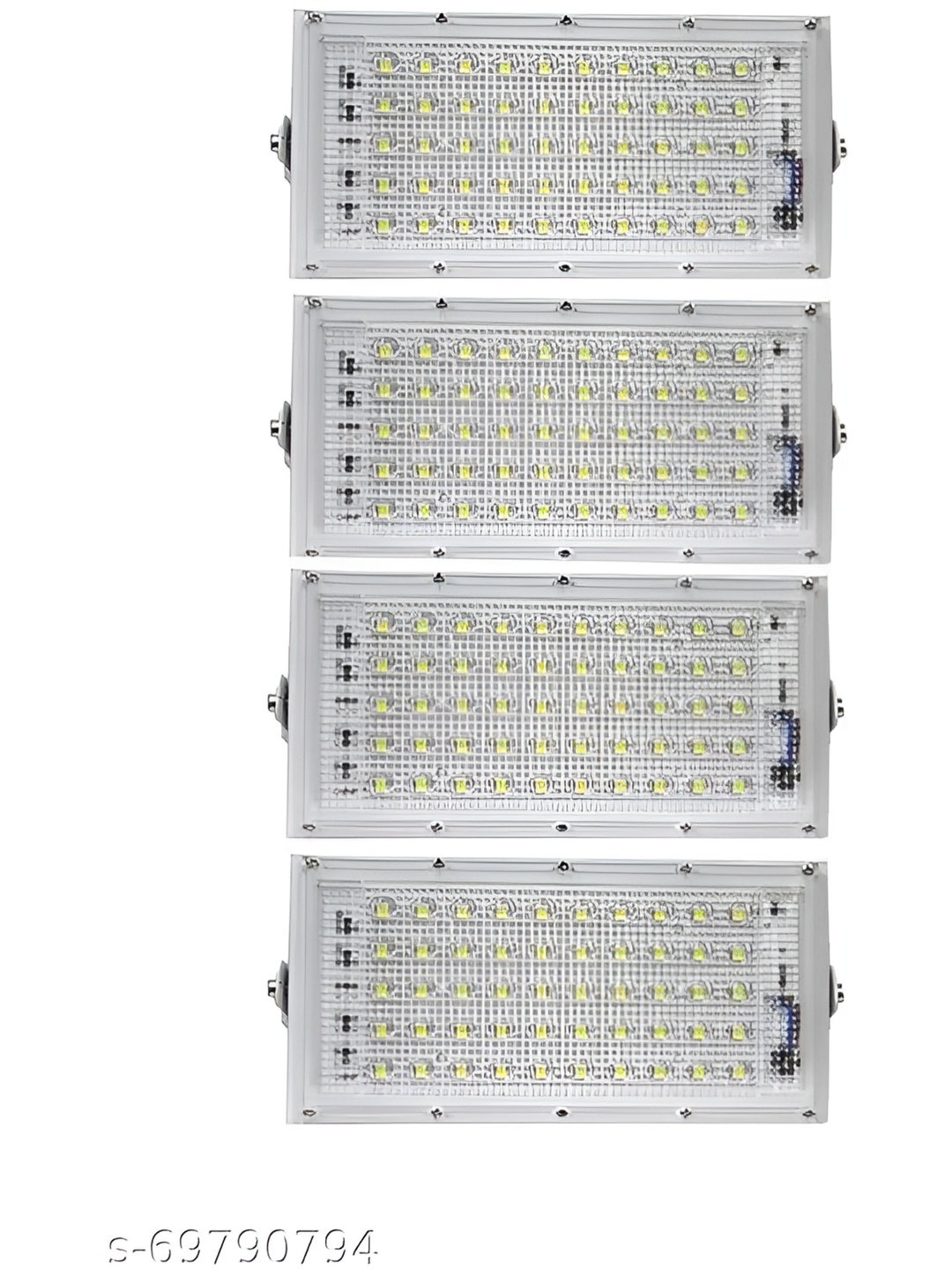 

SPARK WORLD White 4 Pieces Rectangle LED Flood Light Outdoor Lamps