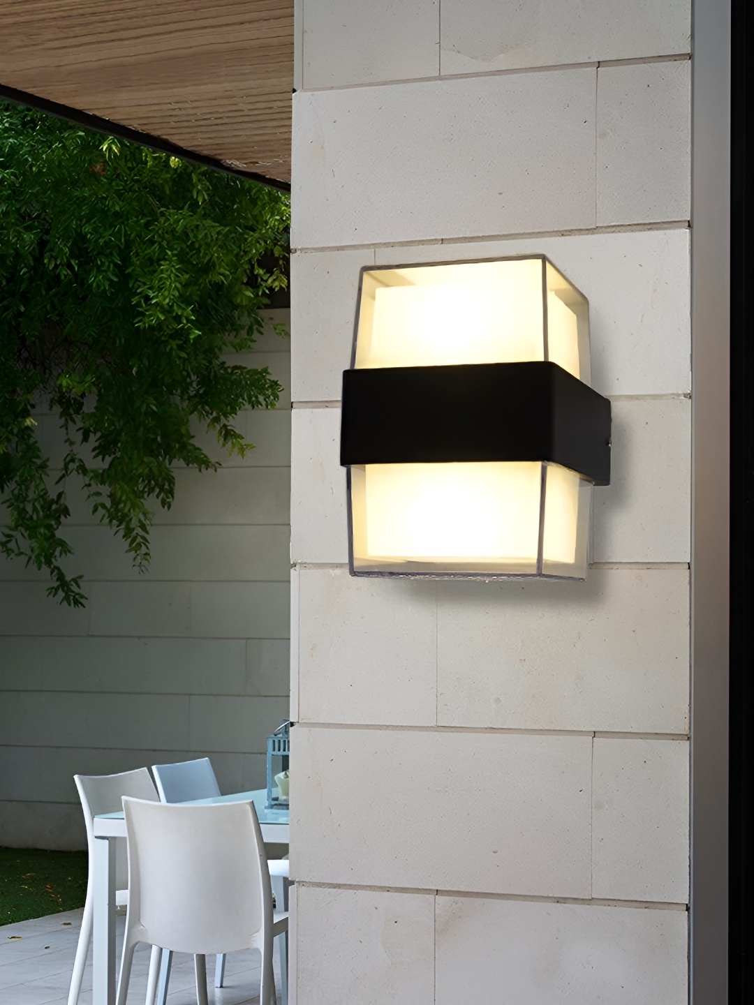 

SPARK WORLD Yellow Square Shape Self Assembly Outdoor Lamps