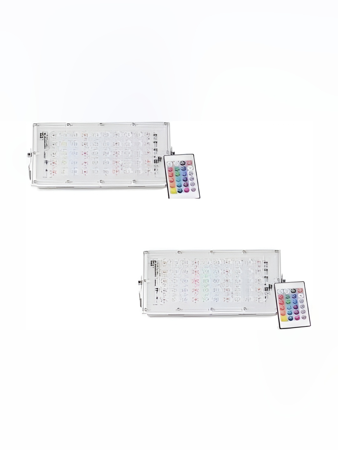 

SPARK WORLD White 2 Pieces Rectangular Outdoor Lamps