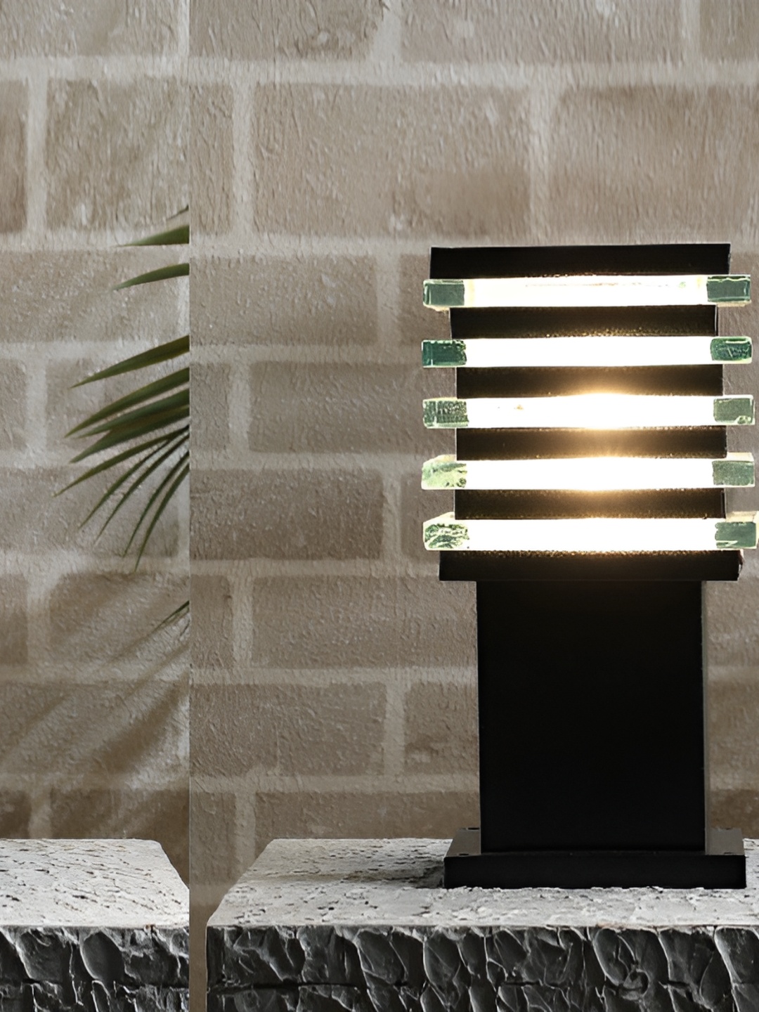 

SPARK WORLD Black 2 Pieces Outdoor Lamps