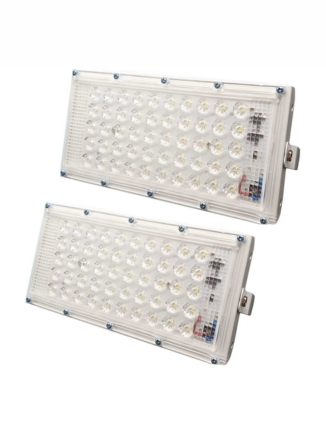 

SPARK WORLD White 2 Pieces Rectangle Aluminium Outdoor Lamps