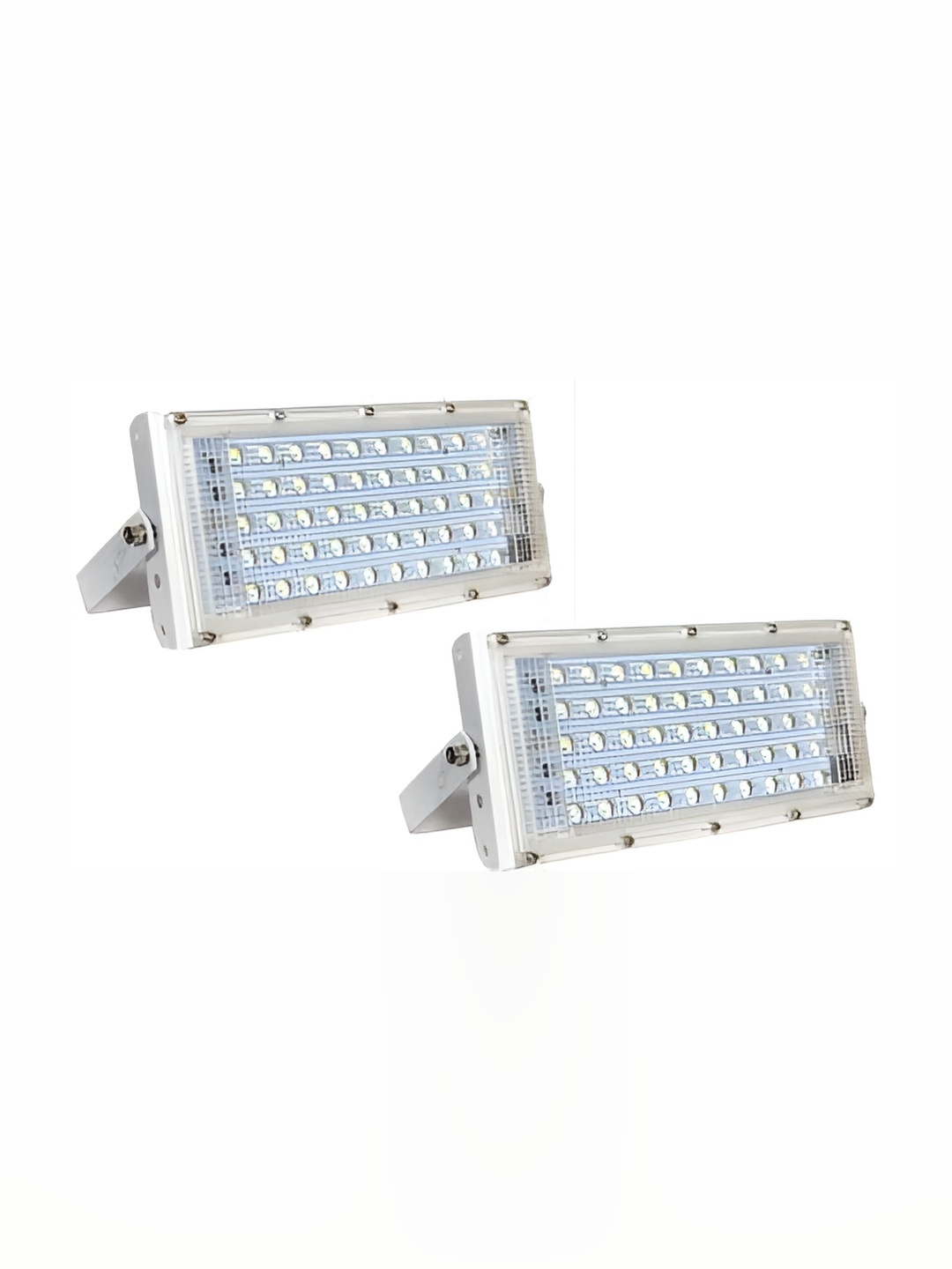 

SPARK WORLD White 2 Pieces Metal Outdoor Lamps