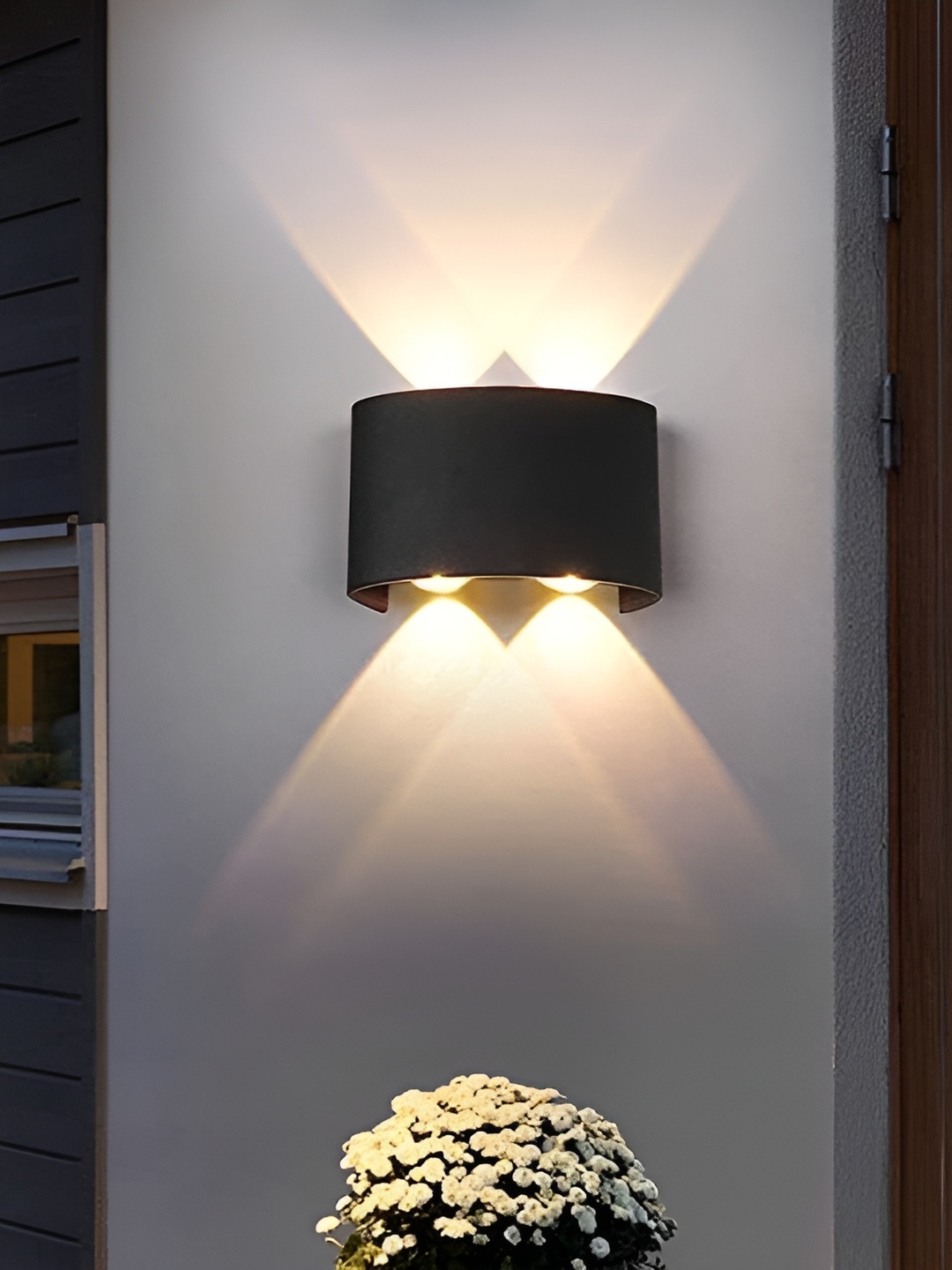 

SPARK WORLD Yellow & Grey Square Outdoor Lamp