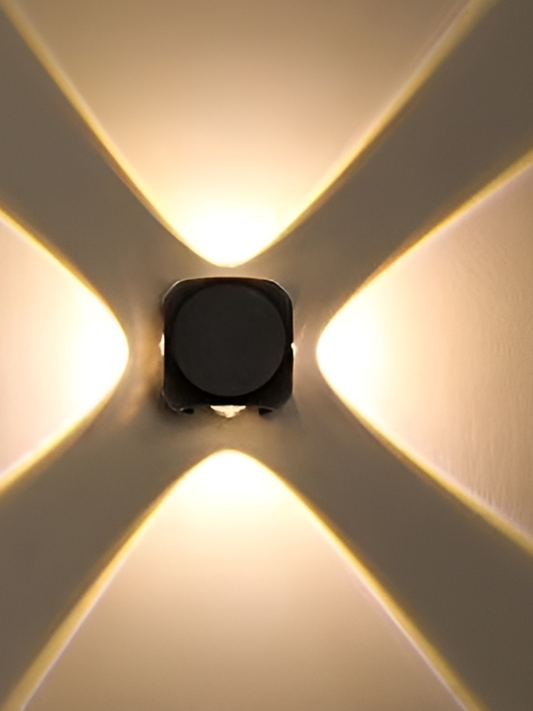 

SPARK WORLD Black Square Shaped Metal Outdoor Lamp
