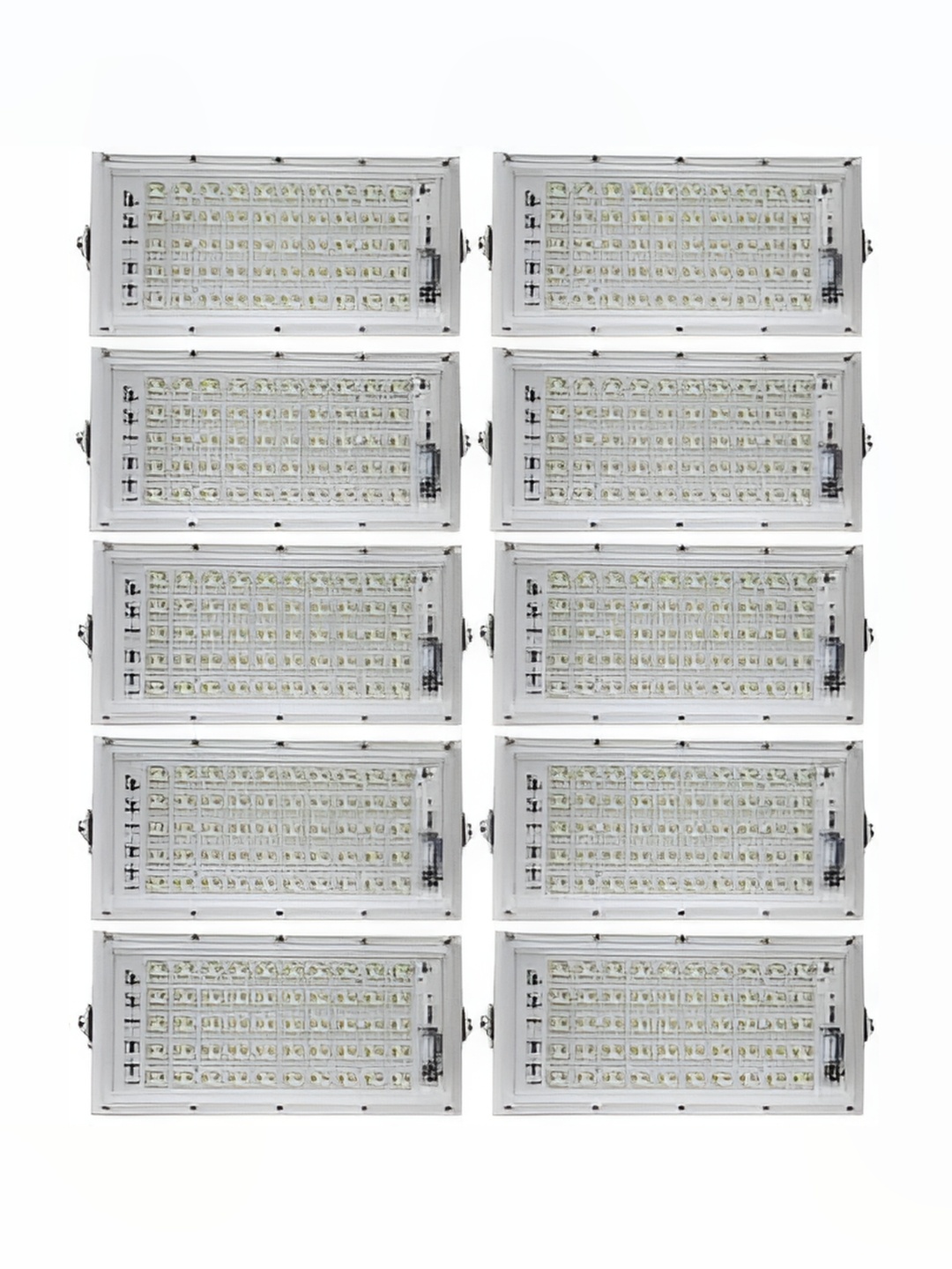 

SPARK WORLD White 10 Pieces Rectangle Outdoor Lamps
