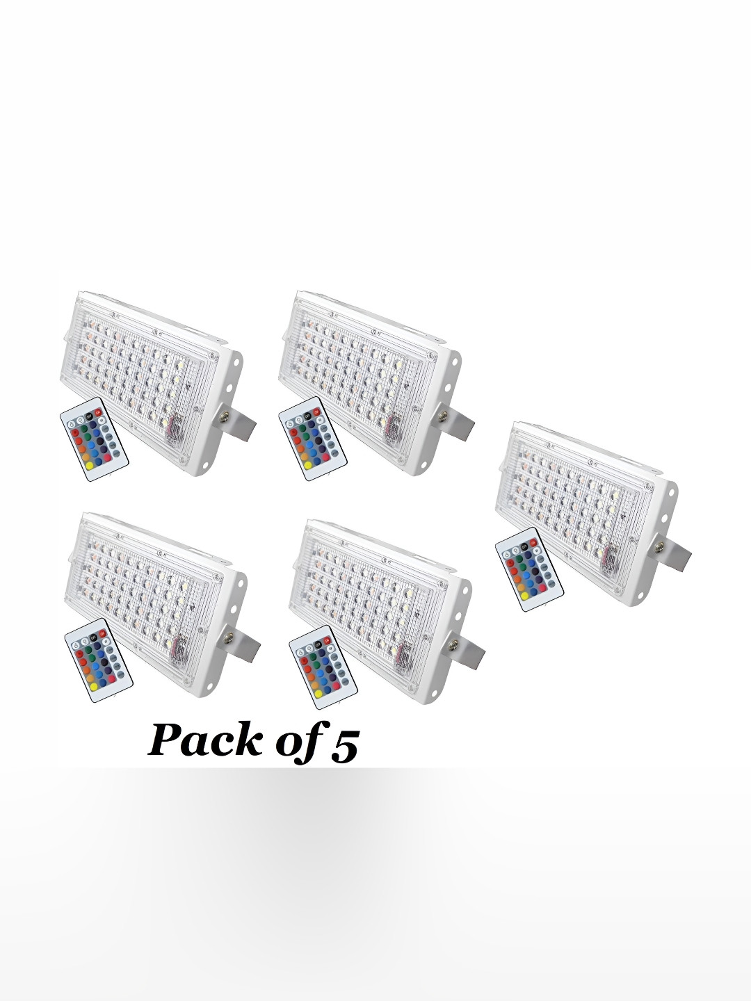 

SPARK WORLD White 5 Pieces Aluminium Rectangle Shaped Outdoor Lamps