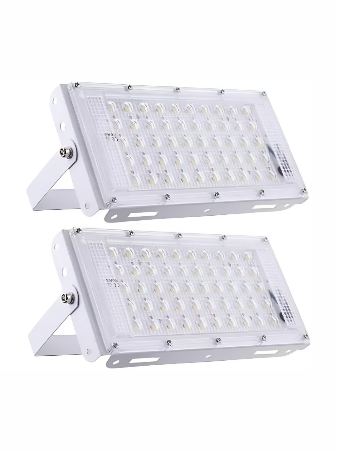 

SPARK WORLD White 2 Pieces Rectangle Shaped Outdoor Lamps