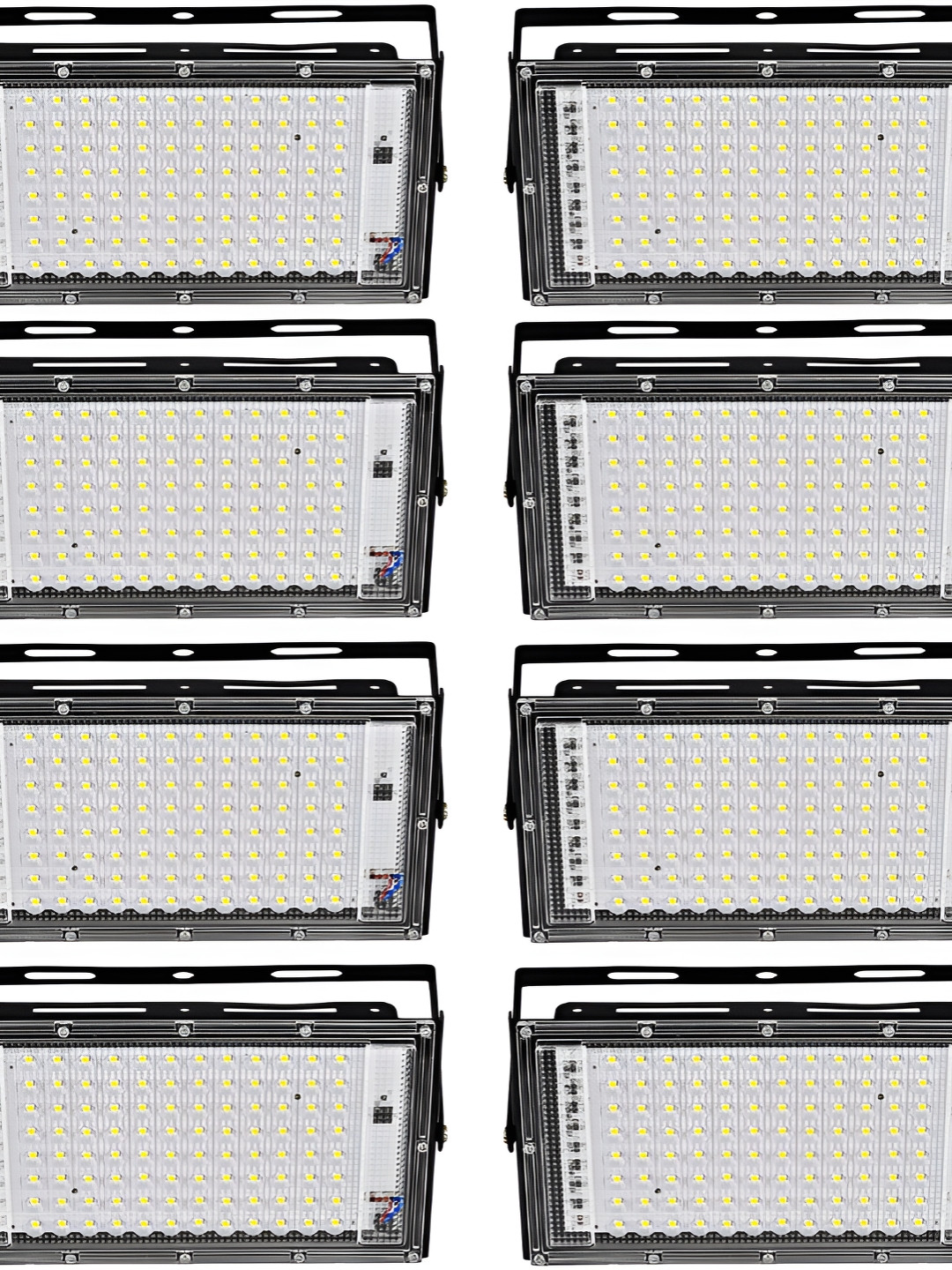 

SPARK WORLD White 8 Pieces Rectangular Aluminium Outdoor Lamps