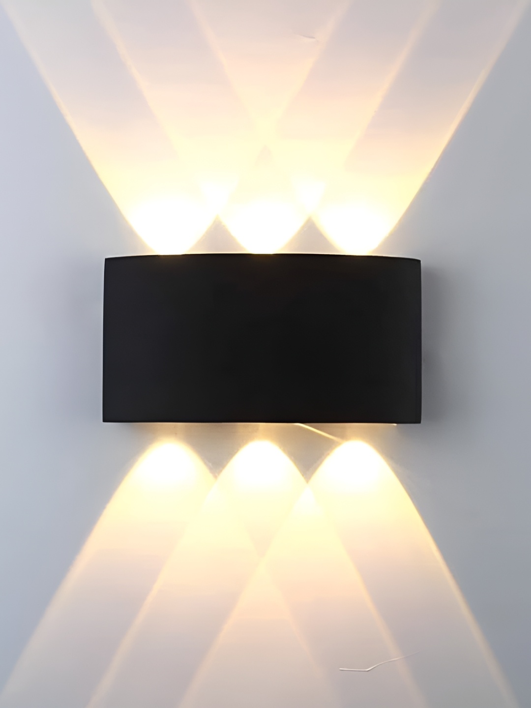 

SPARK WORLD Black Rectangle Metal Outdoor Lamp