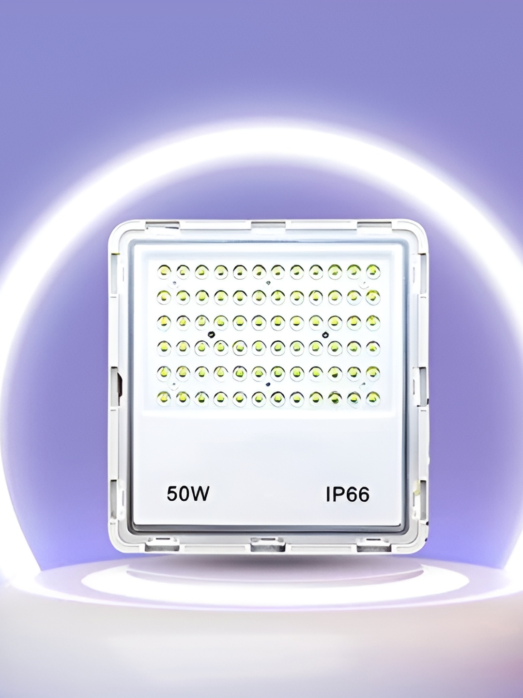 

SPARK WORLD White Metal Square Shaped Outdoor Lamps