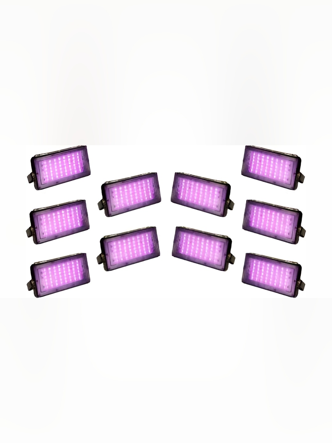 

SPARK WORLD Pink & Black 10 Pieces Rectangle Shaped Outdoor Lamps