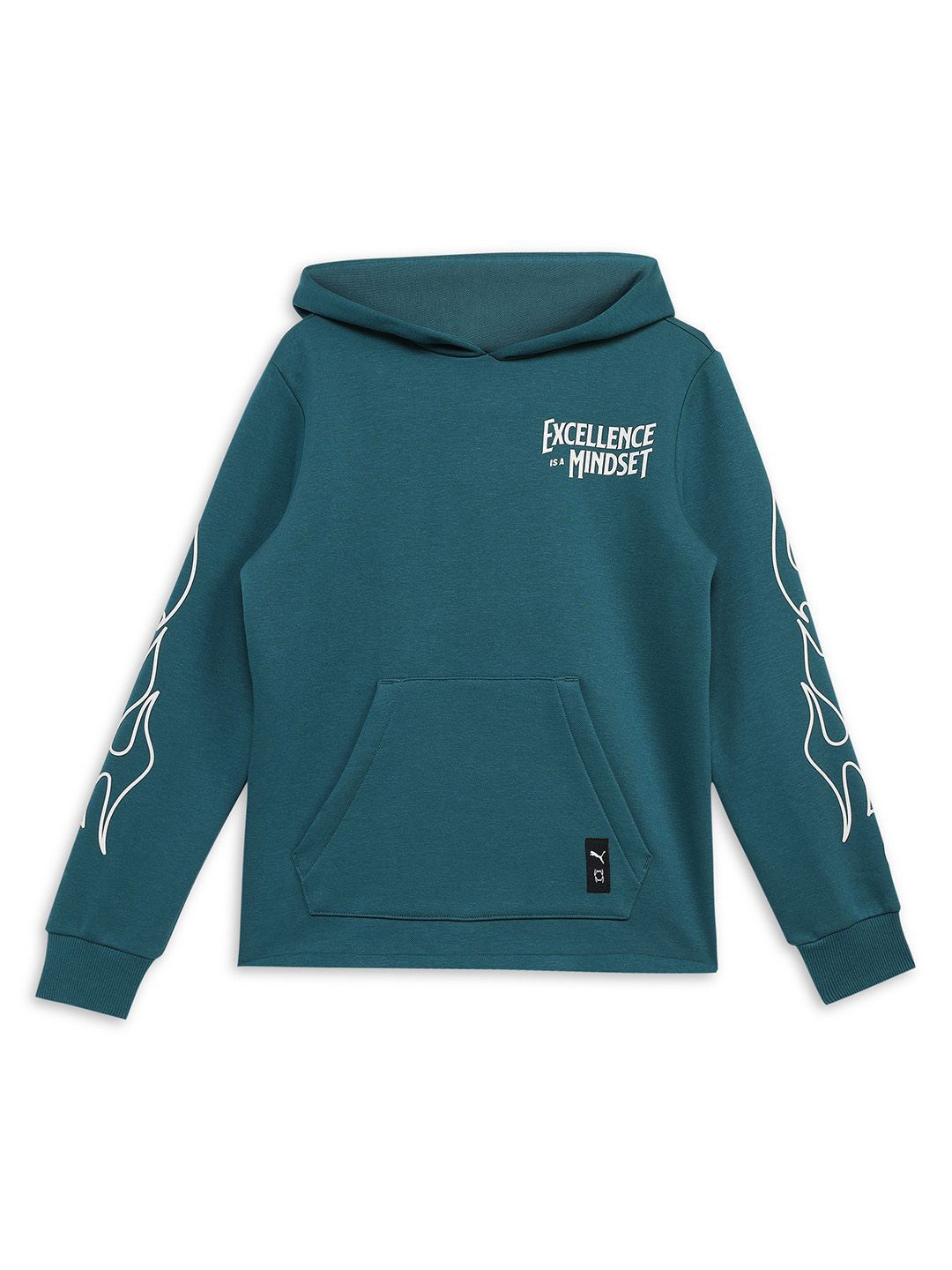 

Puma Basketball Caution Youth Relaxed Fit Hoodie, Green