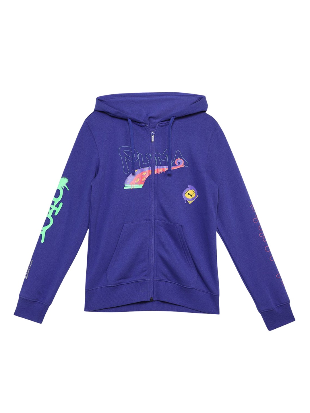 

Puma Classics Drip Hooded Youth Jacket, Purple