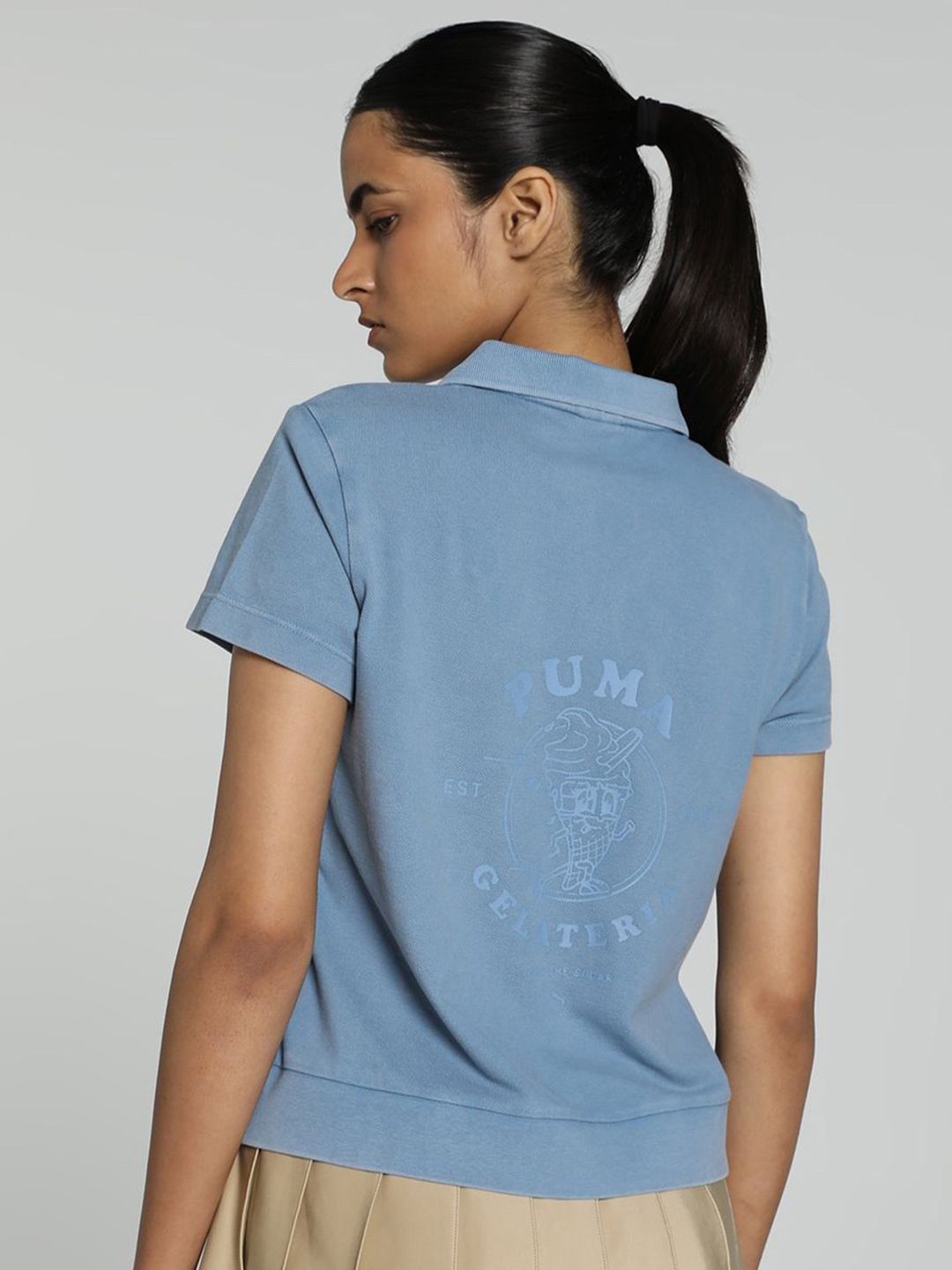 

Puma Classics Graphic Polo T-Shirt, Blue