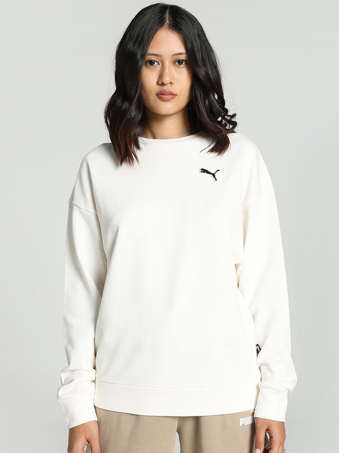 

Puma Better Essentials Crew Sweatshirts, Off white