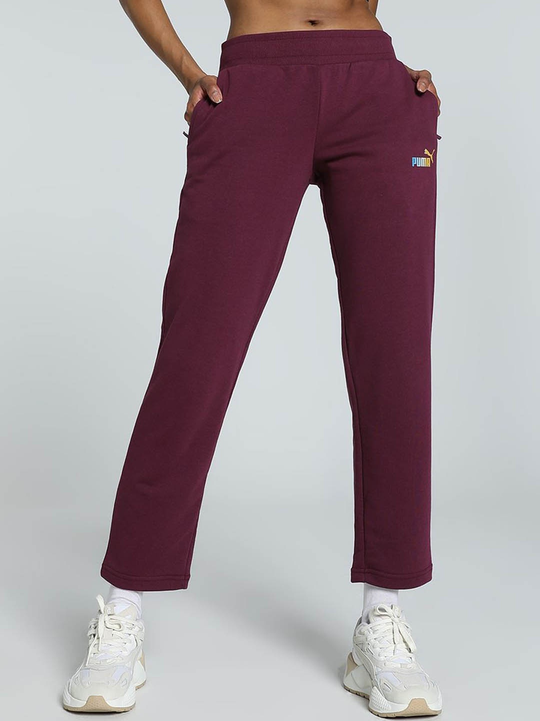 

Puma Women's Logo Graphic Track Pants, Purple