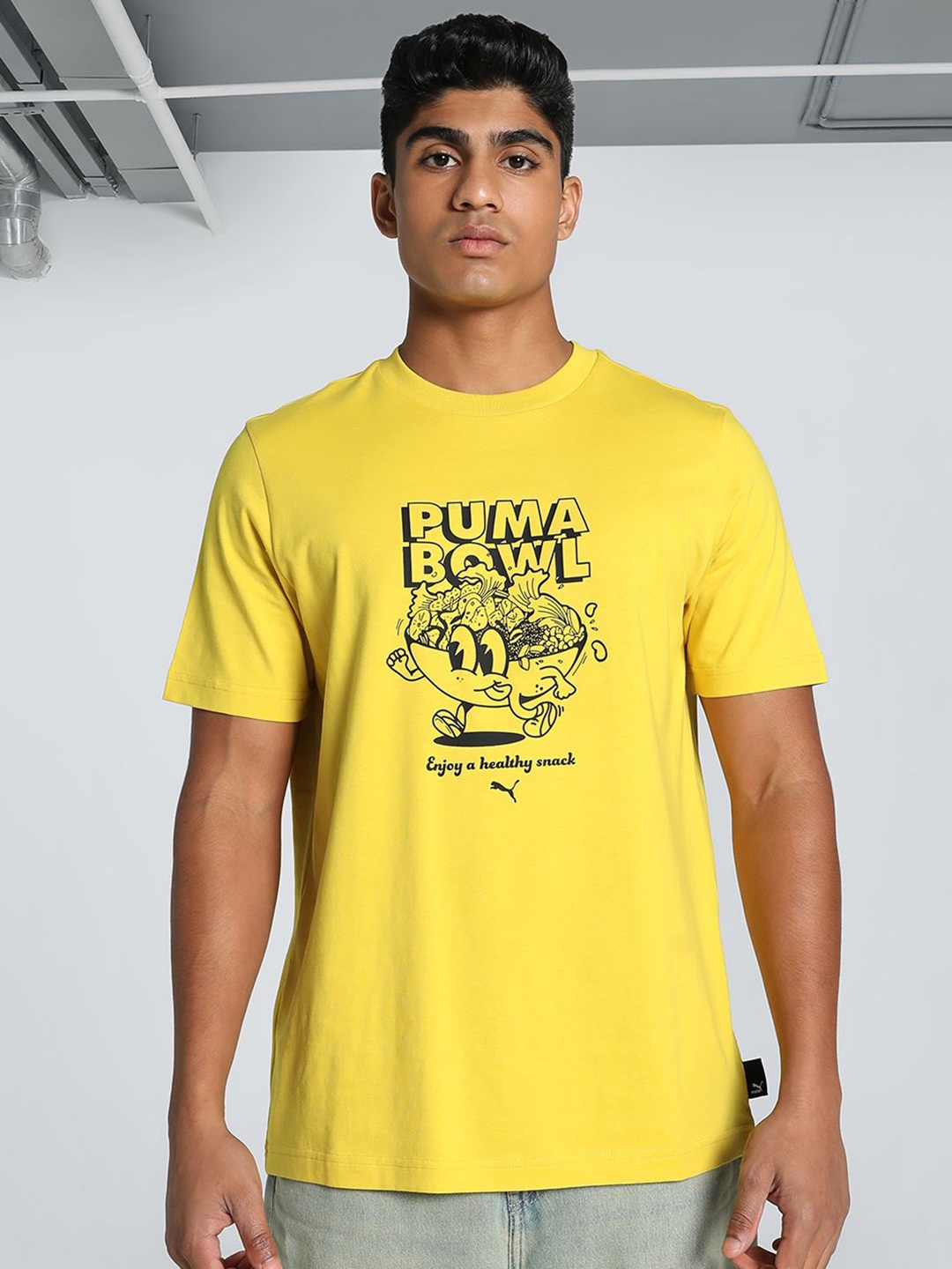 

Puma Graphics Puma Bowl Tee, Yellow