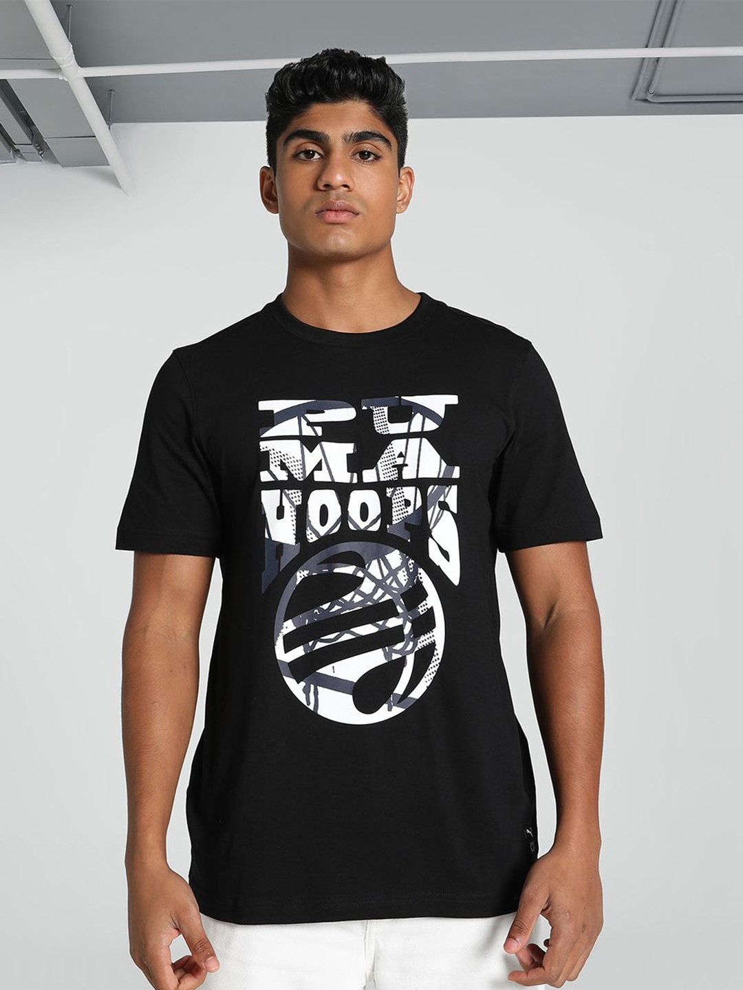 

Puma The Hooper Basketball Tee, Black