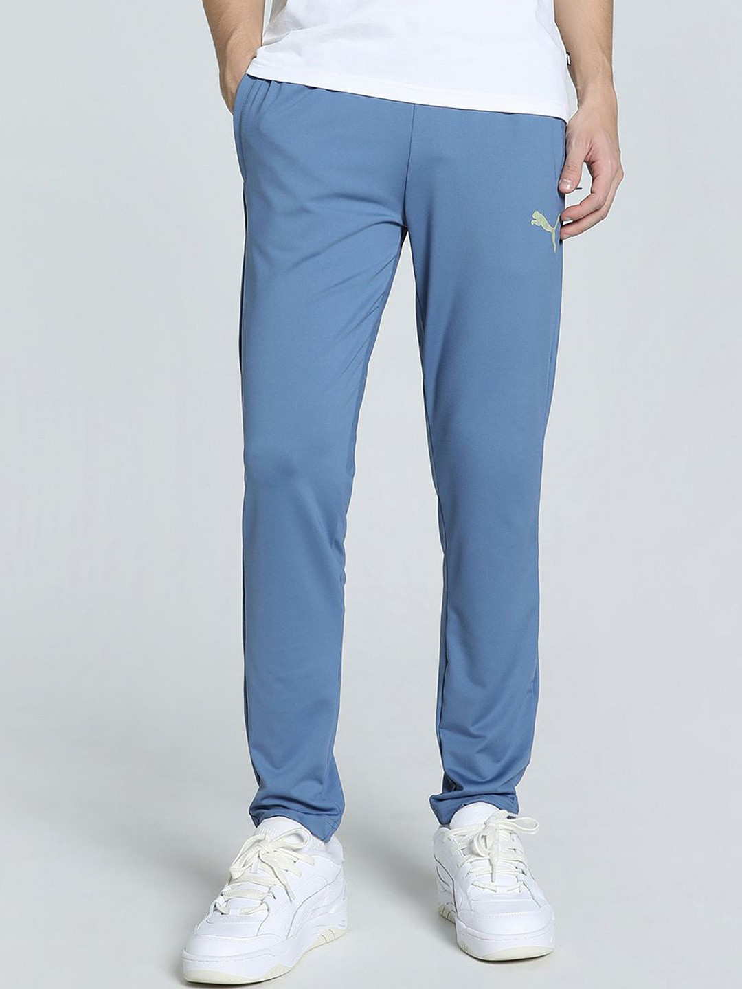 

Puma ACTIVE Men Knitted Graphic Slim Fit Training Pants, Blue