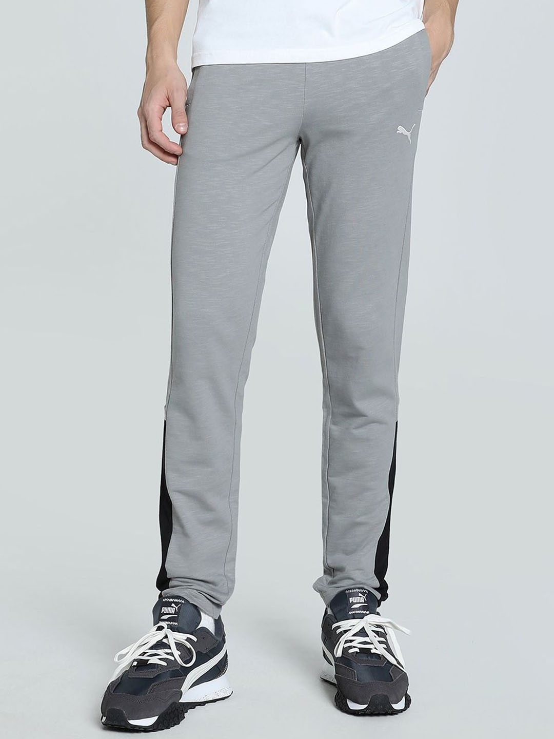 

Puma Slub Men's Slim Fit Track Pants, Grey