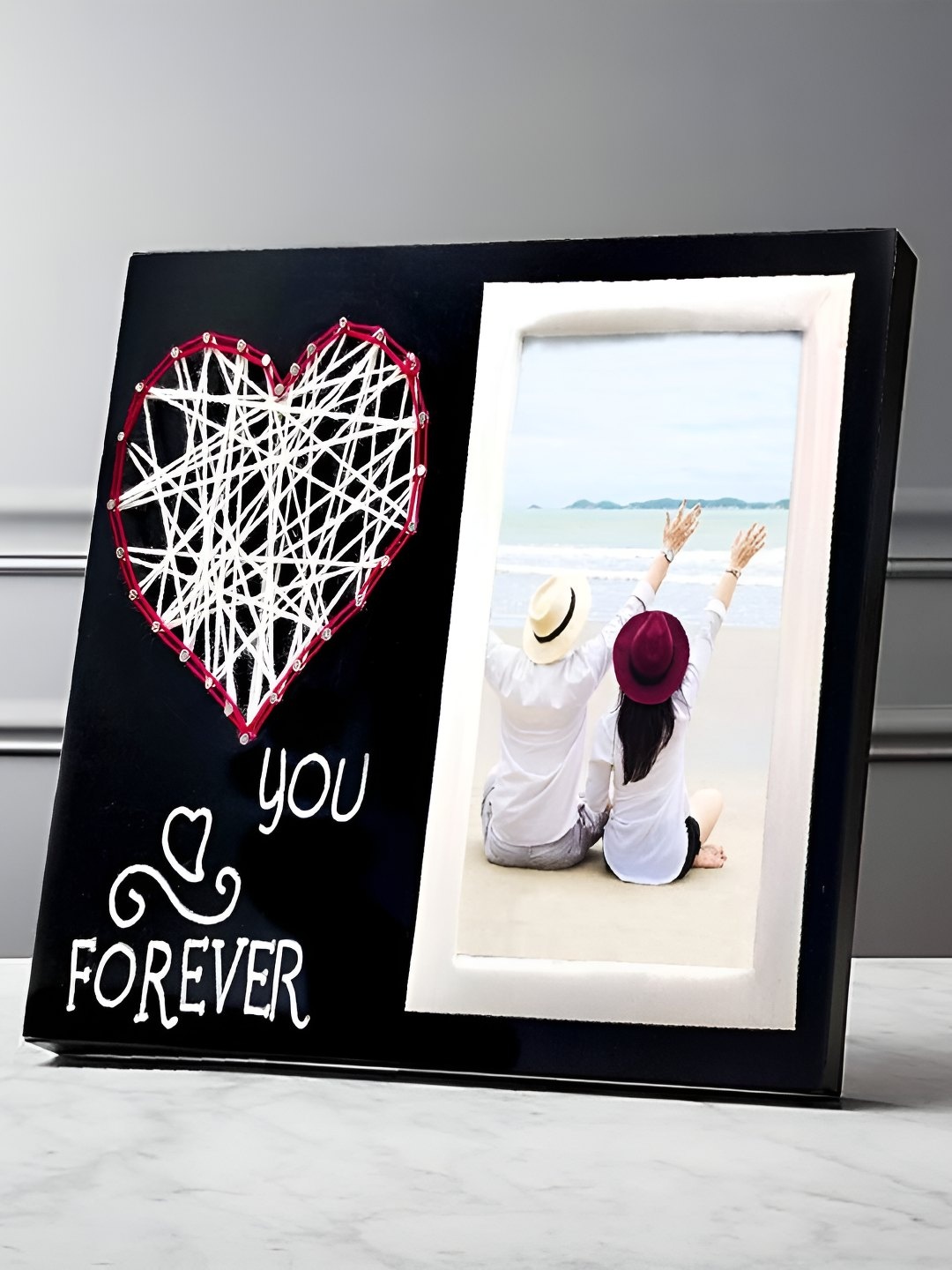 

VAH Kya Bat Hai !! Black & White Printed Table Photo Frame