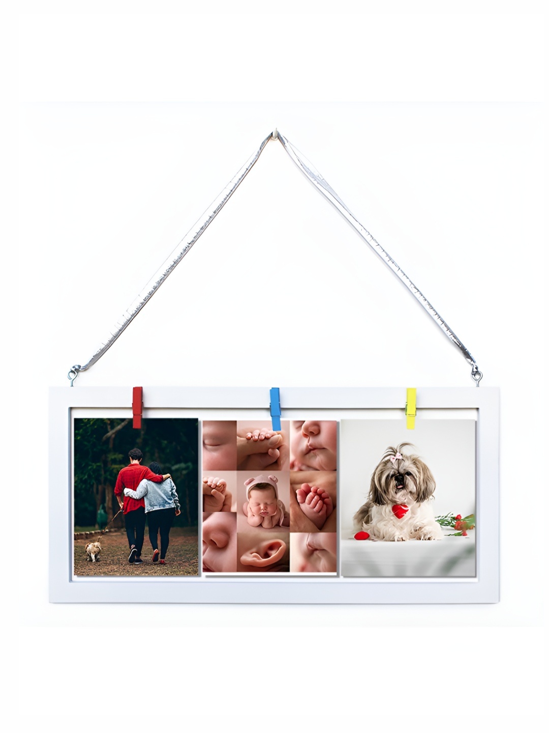

VAH Kya Bat Hai !! White Wooden Photo Frame