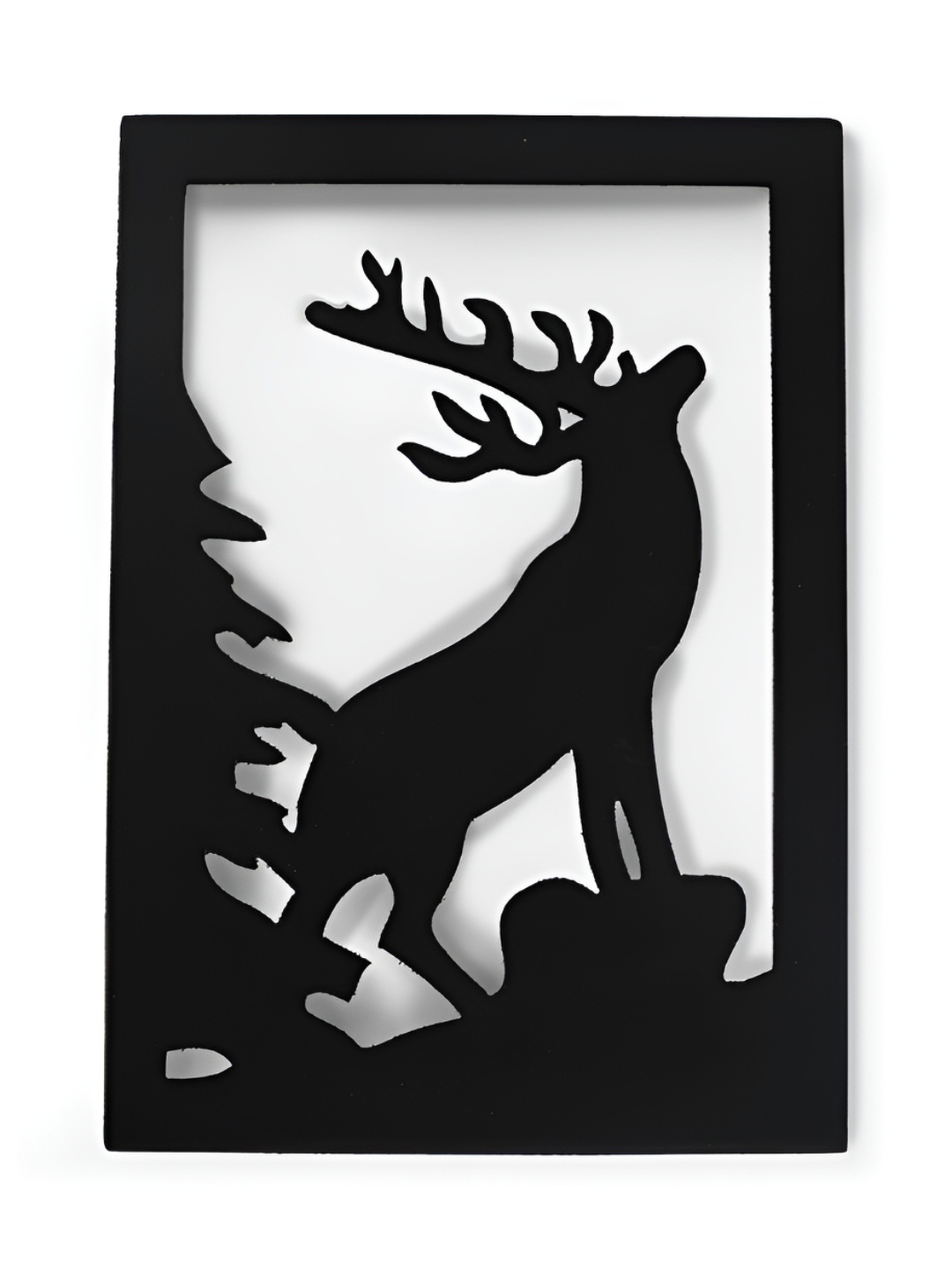 

VAH Kya Bat Hai !! Black Wooden Wall Decor