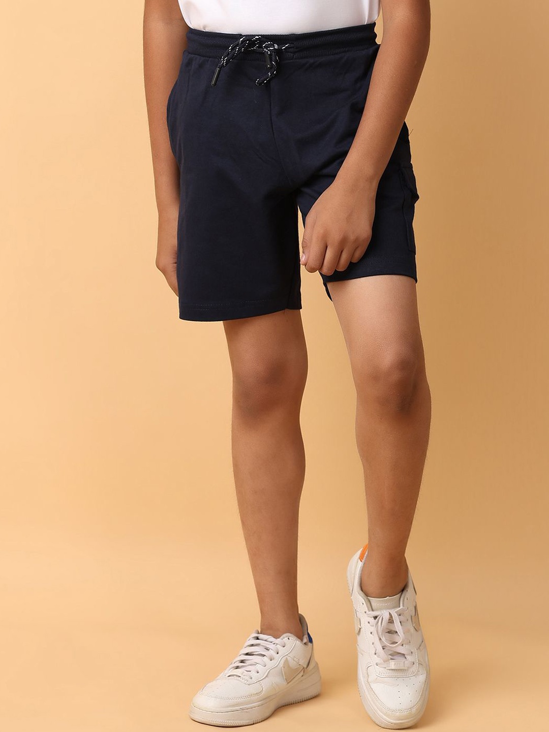 

V-Mart Boys Cotton Shorts, Navy blue