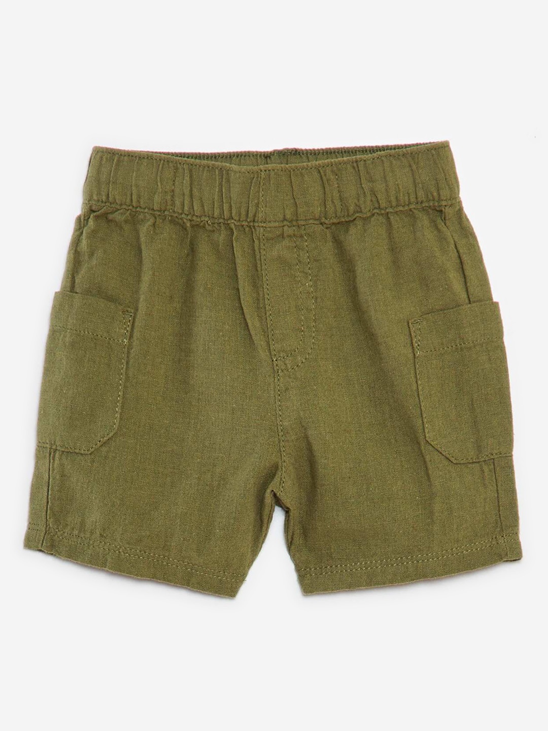 

KIABI Boys Mid-Rise Outdoor Shorts, Green