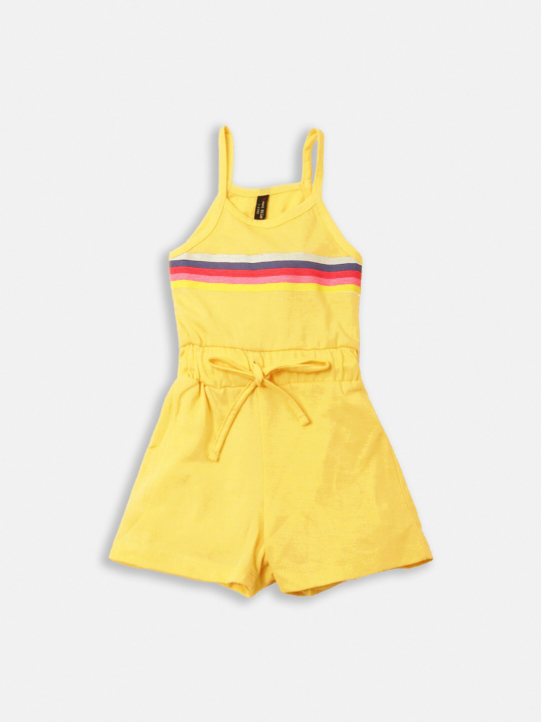 

Here&Now X Game Begins Girls Striped Playsuit, Yellow
