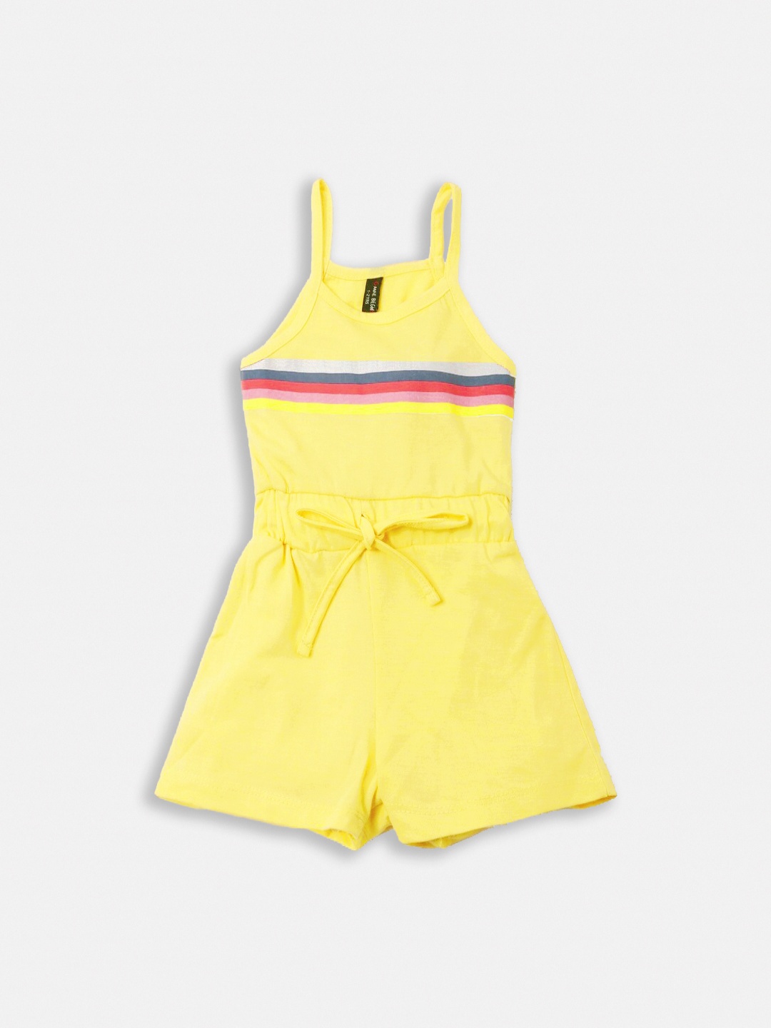 

Here&Now X Game Begins Girls Striped Playsuit, Yellow