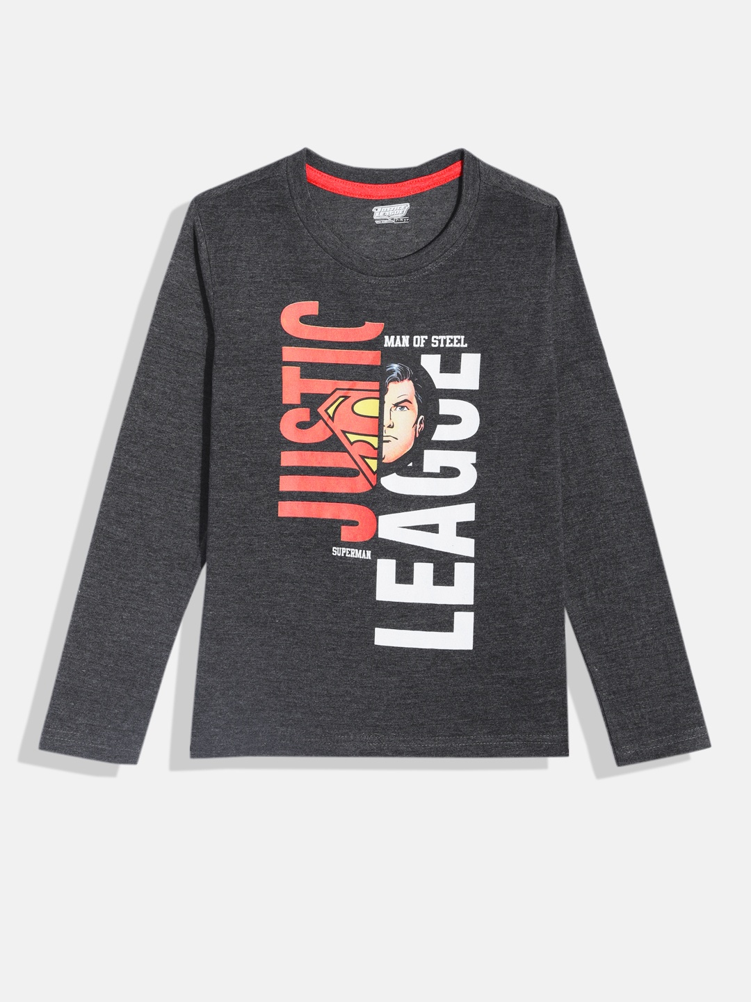

Here&Now X Game Begins Boys Justice League Printed T-shirt, Black