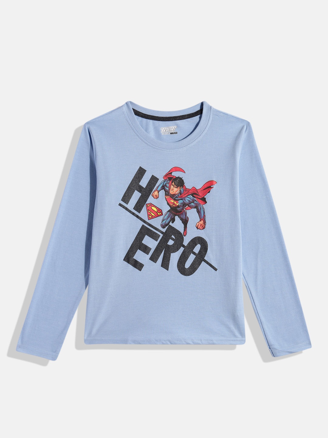 

Here&Now X Game Begins Boys Superman Printed T-shirt, Blue