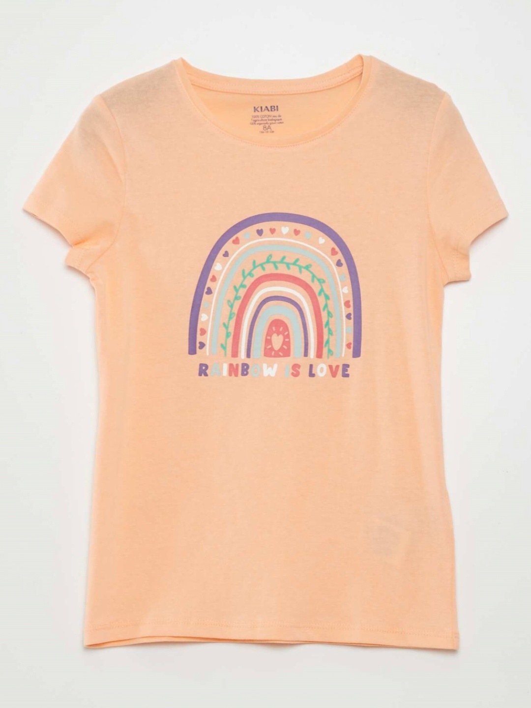 

KIABI Girls Printed T-shirt, Pink