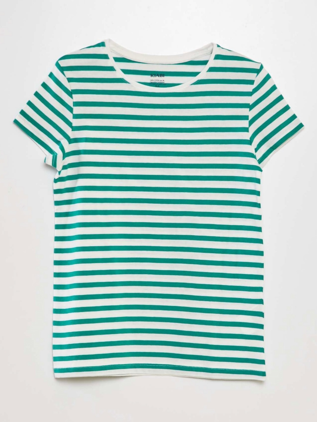 

KIABI Girls Striped T-shirt, Green