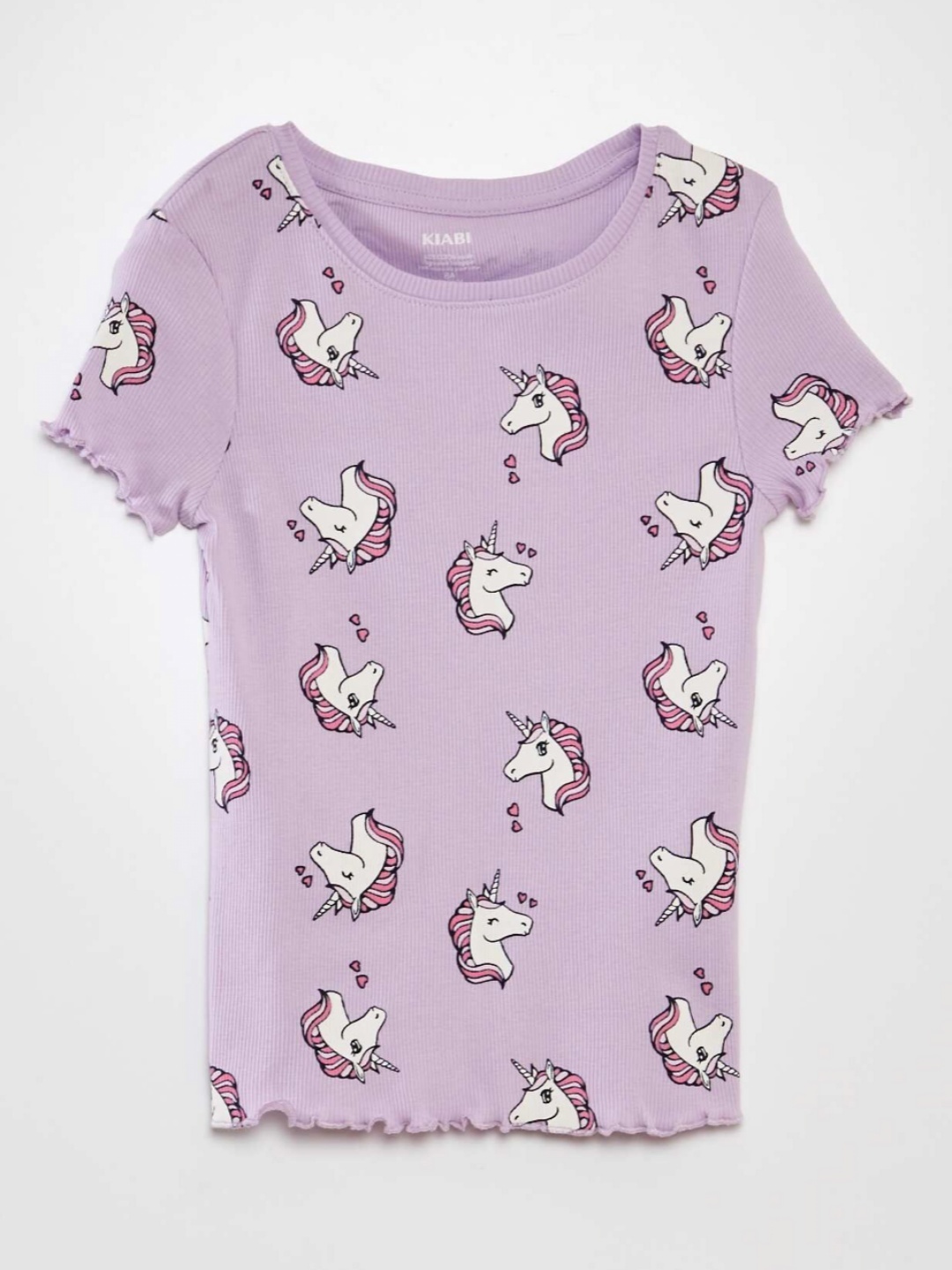 

KIABI Girls Floral Printed T-shirt, Purple