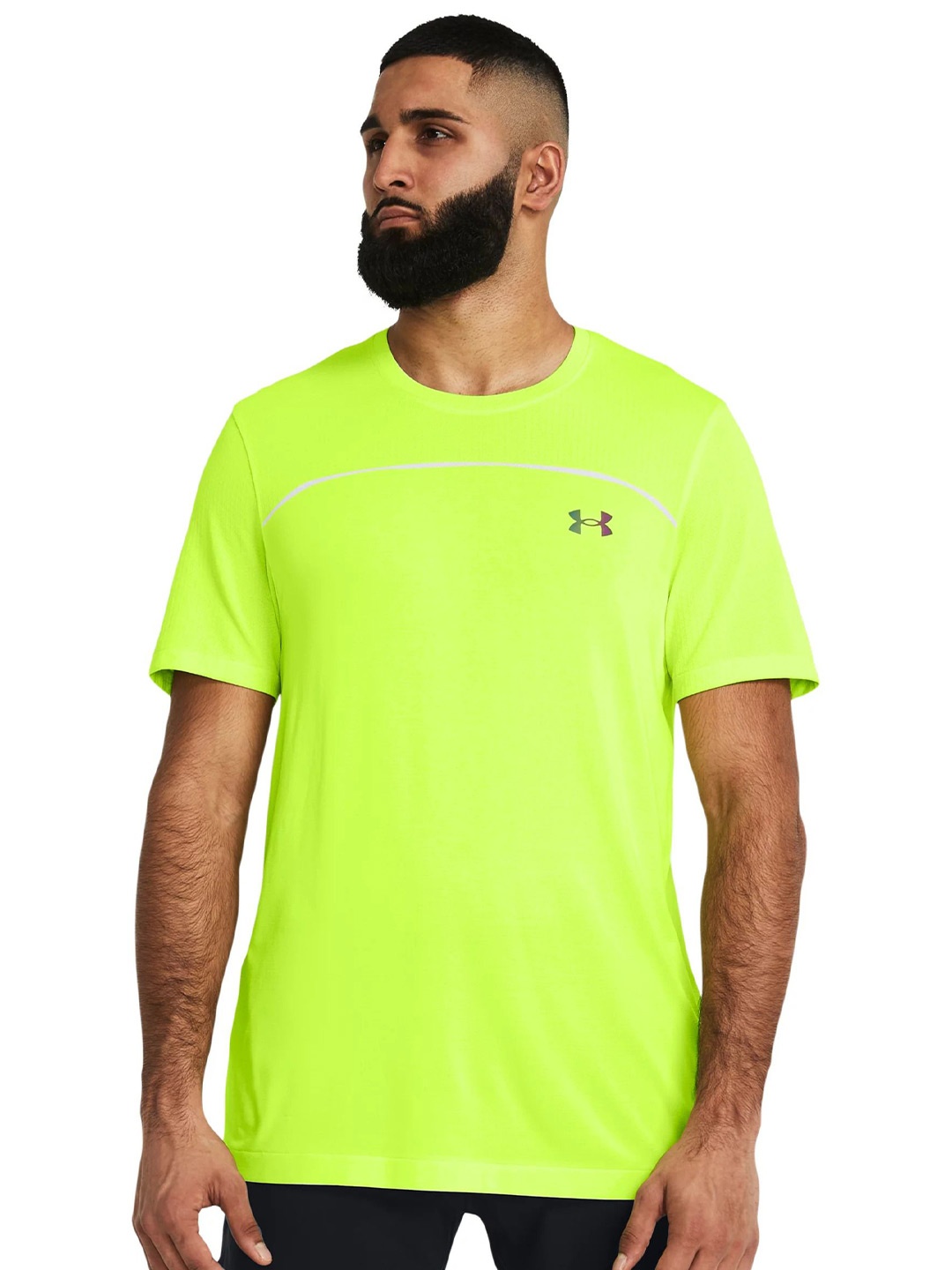 

UNDER ARMOUR UA Rush Seamless Wordmark Tshirt, Green