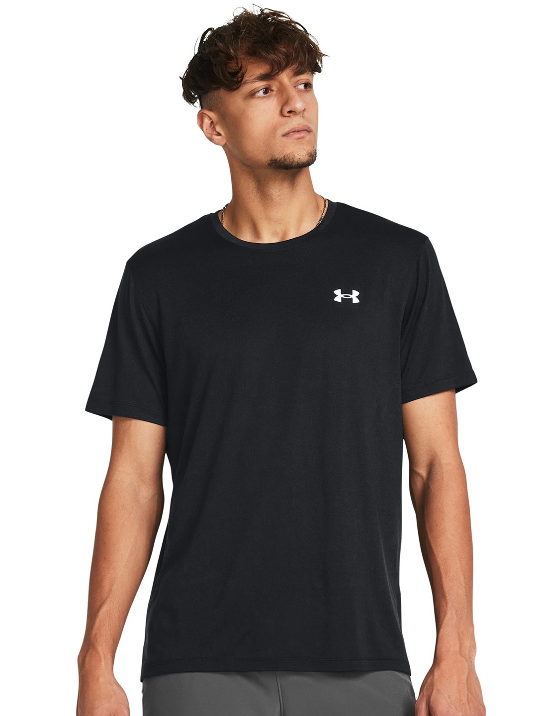 

UNDER ARMOUR LAUNCH SPLATTER Solid Tshirt, Black