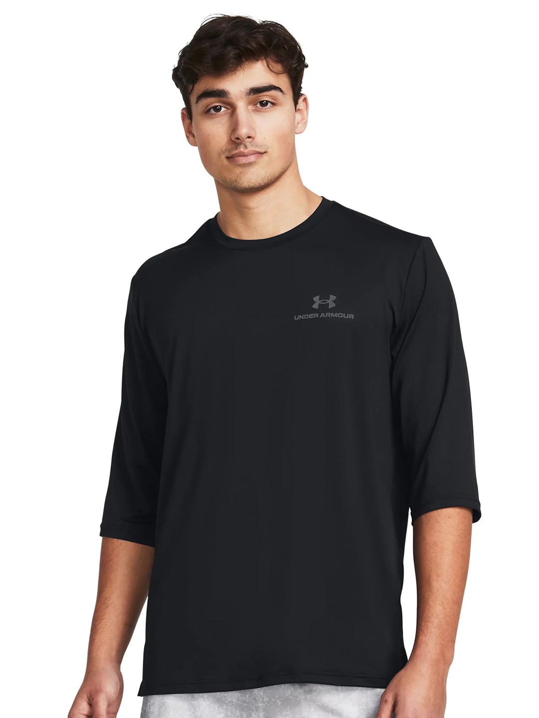 

UNDER ARMOUR Vanish Energy 3/4 Sleeve T-Shirt, Black