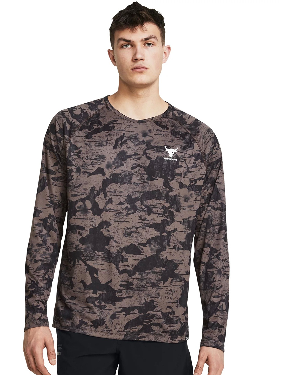 

UNDER ARMOUR Project Rock IsoChill Tshirts, Brown