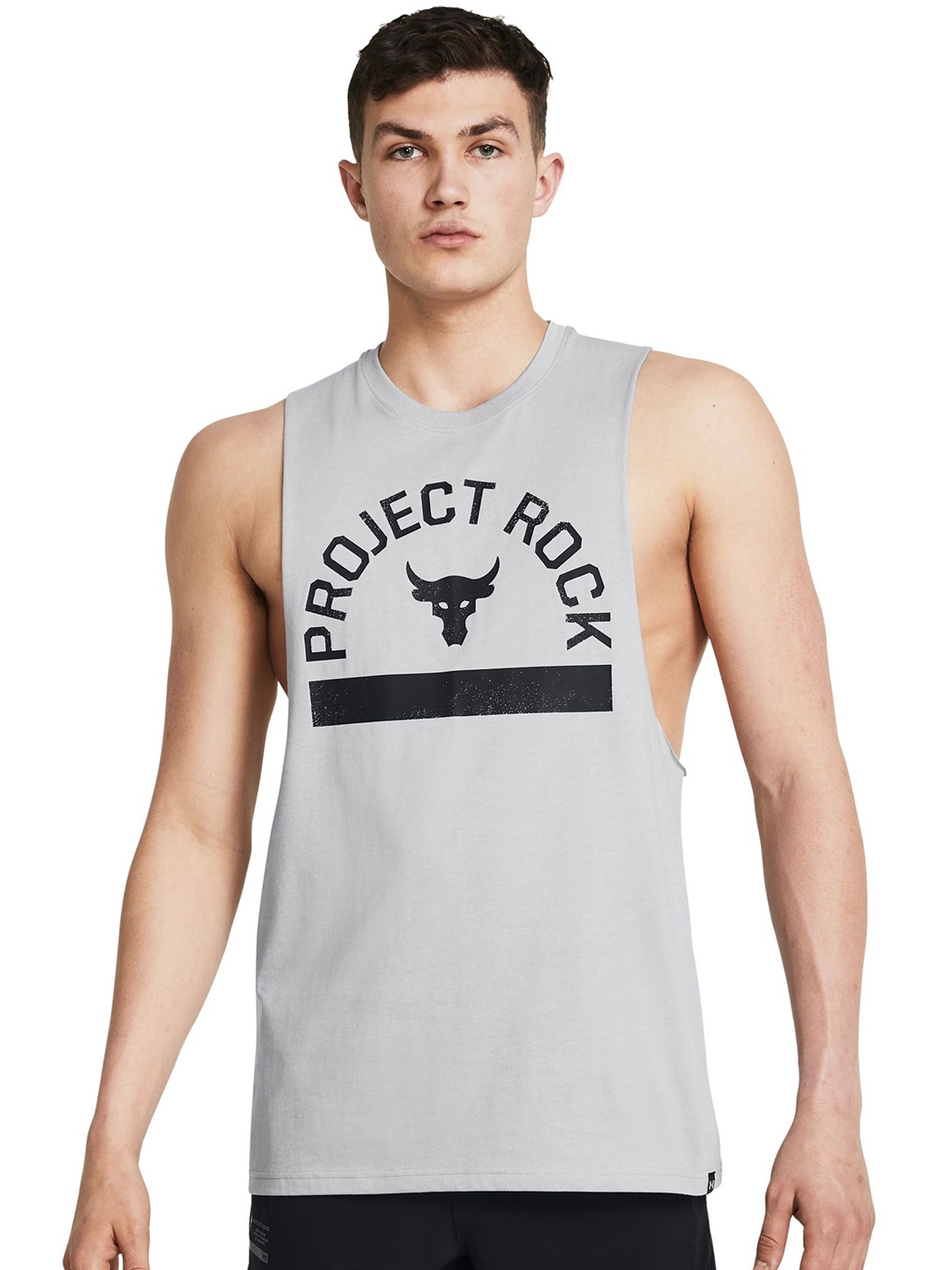 

UNDER ARMOUR Project Rock Payoff Graphic T-Shirts, Grey