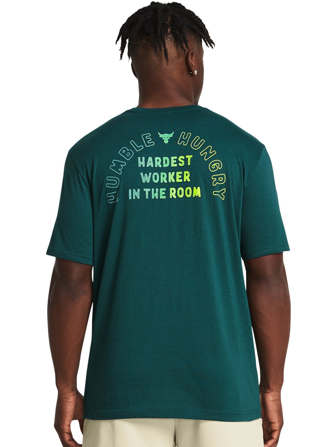 

UNDER ARMOUR Project Rock H&H Graphic T-Shirt, Blue