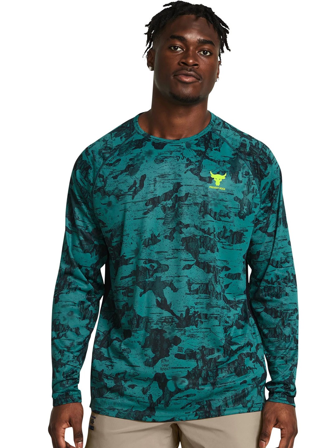 

UNDER ARMOUR Men Project Rock IsoChill Tshirts, Blue