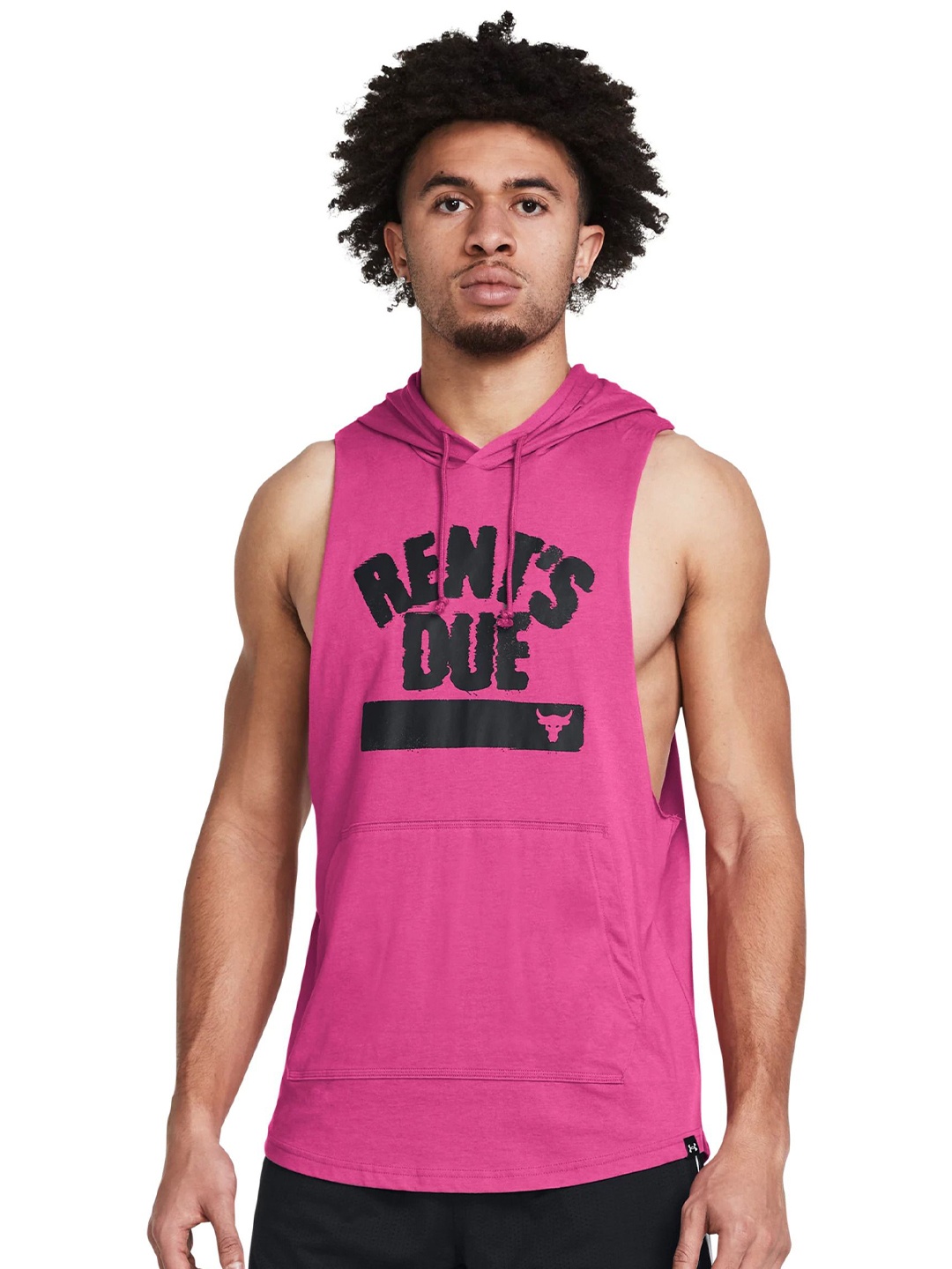 

UNDER ARMOUR Project Rock Rents Due T-Shirt, Pink