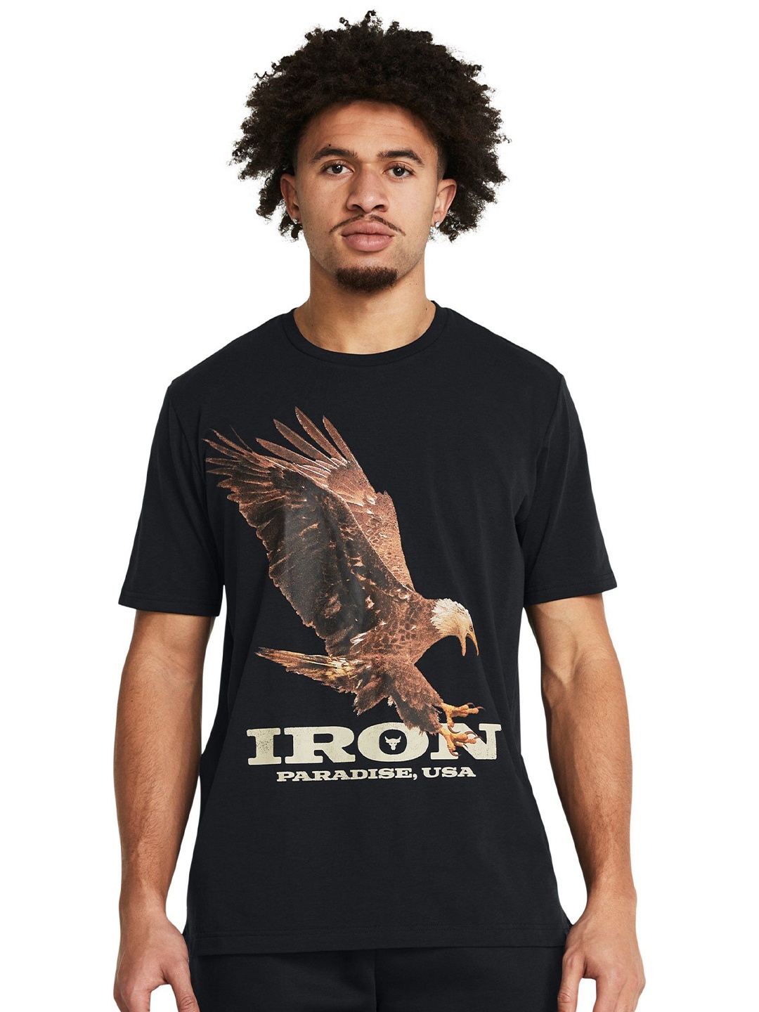 

UNDER ARMOUR UA Project Rock Eagle Graphic T-Shirt, Black