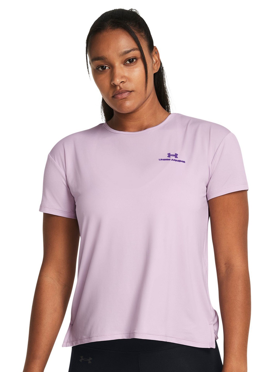 

UNDER ARMOUR Vanish Energy Relaxed-Fit Short sleeves T-Shirt, Purple