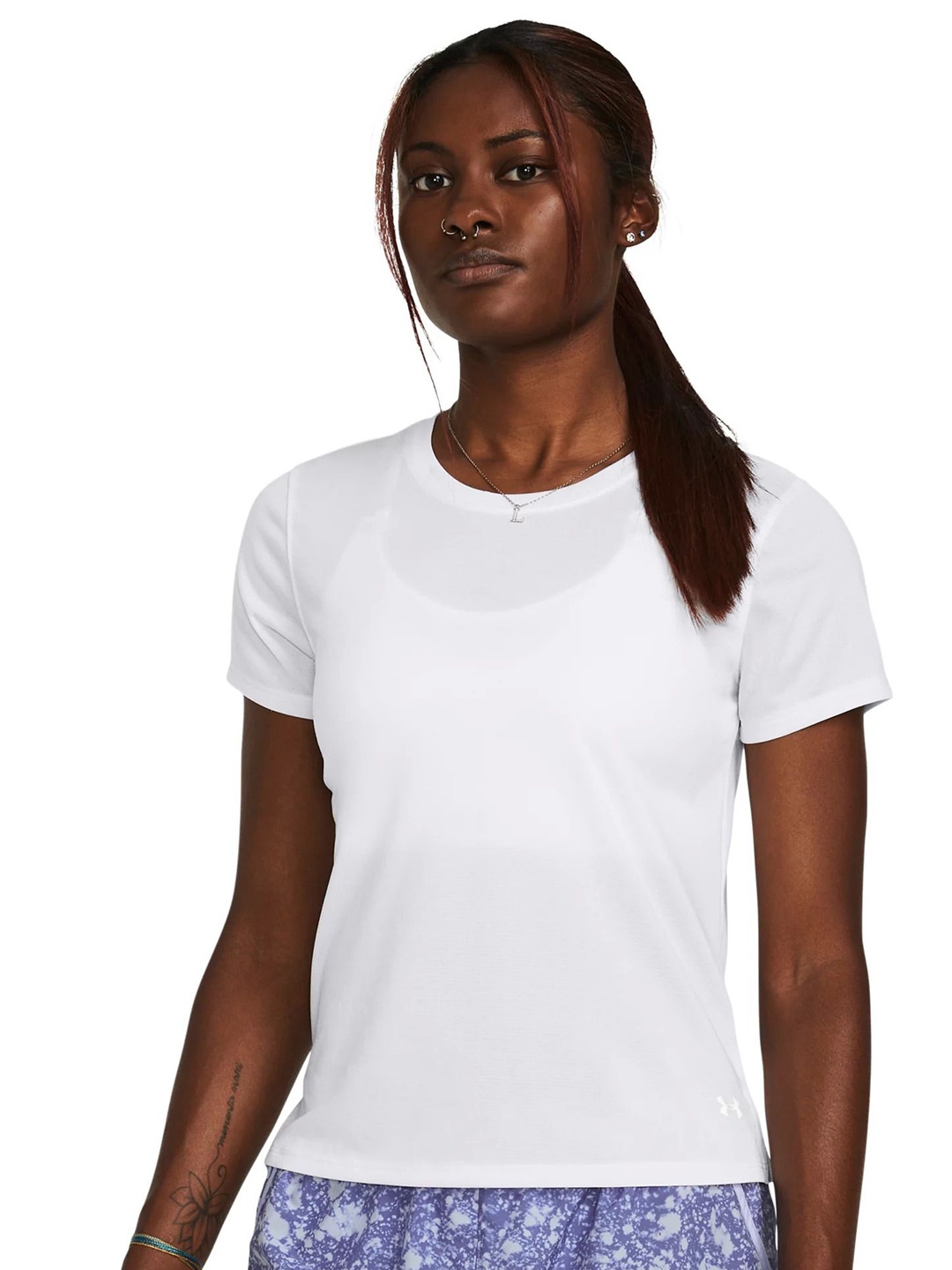 

UNDER ARMOUR Launch Shortsleeve Tshirts, White